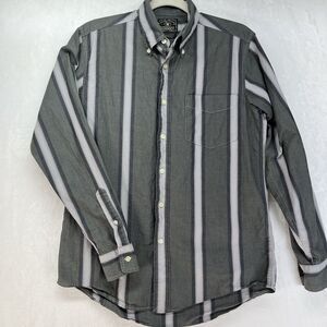 Lucky Brand‎ Dungarees Long Sleeve Button Down Men’s Sz XS Striped Cotton